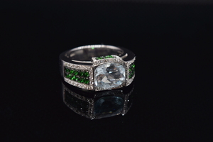 14K Aquamarine Ring