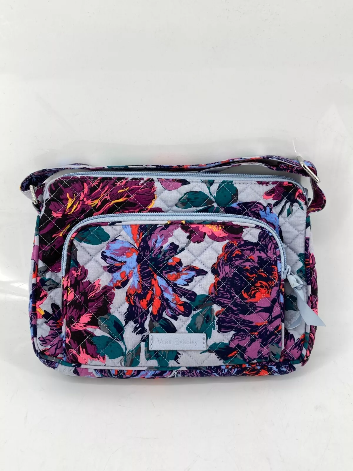 Vera Bradley Neon Blooms Crossbody Purse with RFID
