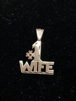  14KT Yellow Gold #1 Wife Charm
