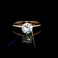 14KT Yellow Gold Solitaire Ring with 1 CTTW Diamond (I1-HI) - Size 7