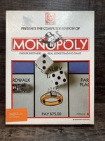 Computer Edition of Monopoly Apple II 5.25" Floppy Video Game Virgin