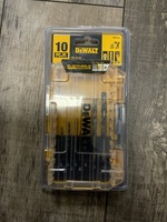 DEWALT Black and Gold Twist Drill Bit Set (10-Piece)  DWA1180