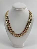 14KT Yellow Gold Cuban Link Chain 24in 12.8mm 94.5g