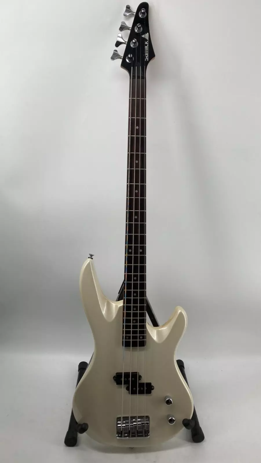 Samick Precision Style YB410PW 4 String Electric P Bass Pearl White