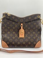 Authentic Louis Vuitton Monogram Odeon MM Shoulder Cross Bag M56389