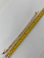 18KT Yellow Gold Cuban Bracelet 7.5in 6.65mm 31g