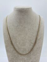 14KT Yellow Gold Curb Link Necklace 16.2g 27in 4.56mm