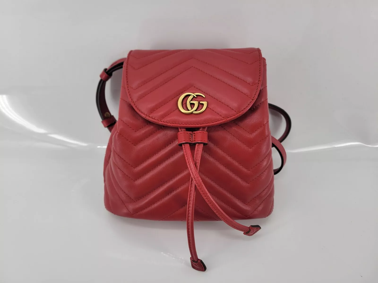 Gucci Matelasse Leather GG Marmont Mini Backpack 528129