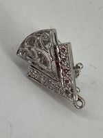 900 Platinum Pendant with Diamonds 3.9g