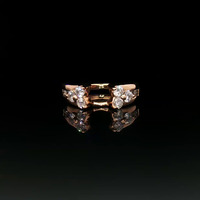 14KT Yellow Gold Ring with 1/2 CTTW Diamonds - Size 4