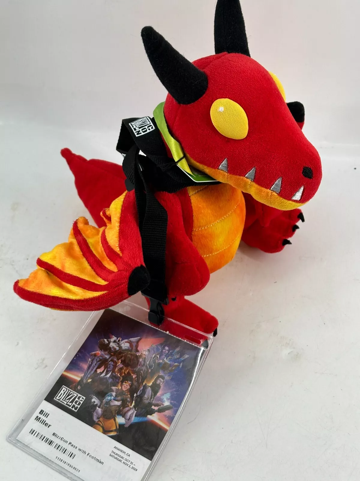 World of Warcraft CRIMSON WHELPLING Dragon Plush Blizzard 2015