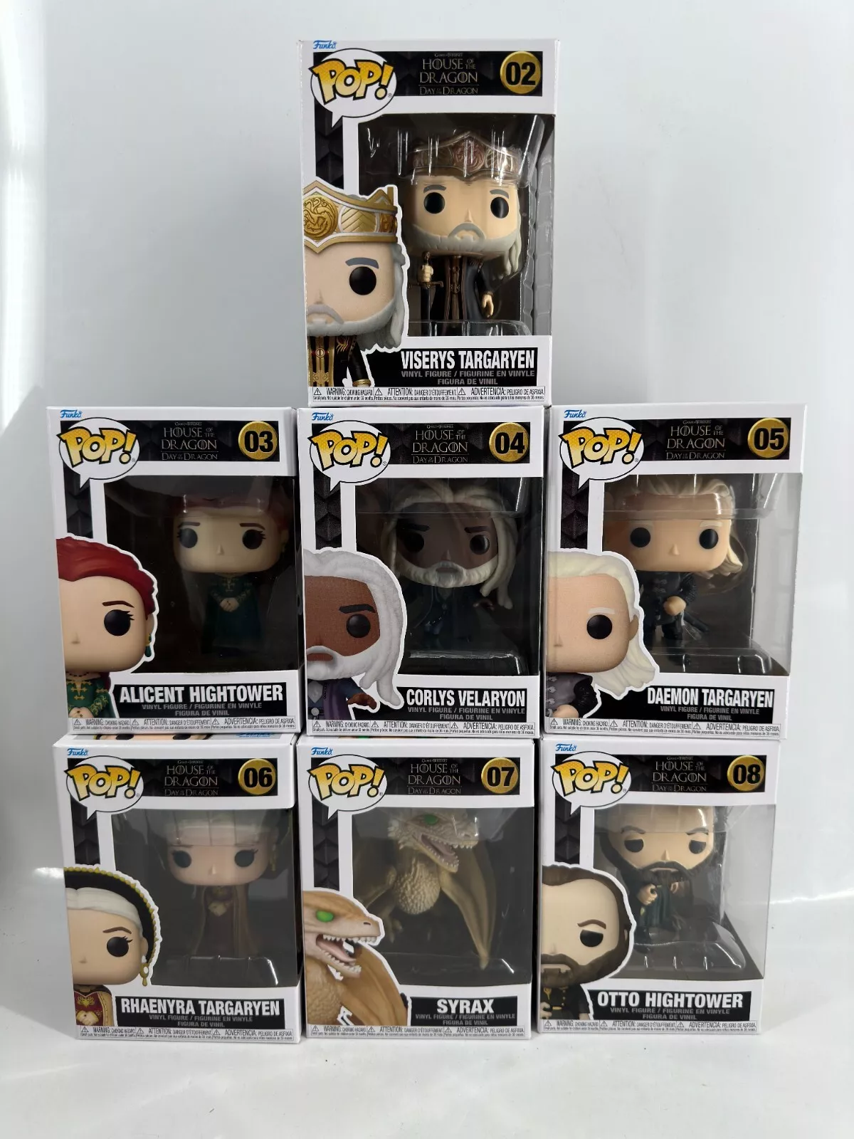 Funko Pop! House Of The Dragon Complete Set of 7