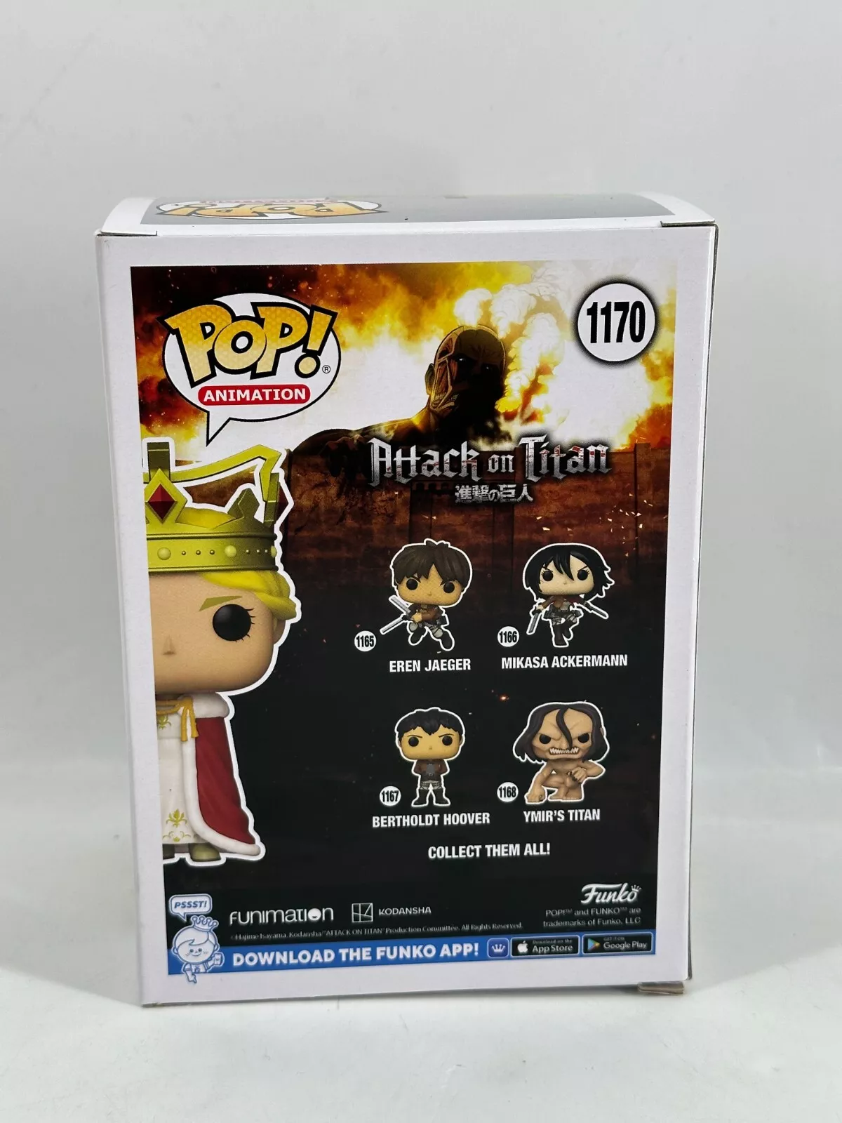 Funko Pop! Vinyl: Attack on Titan - Queen Historia #1170 Summer