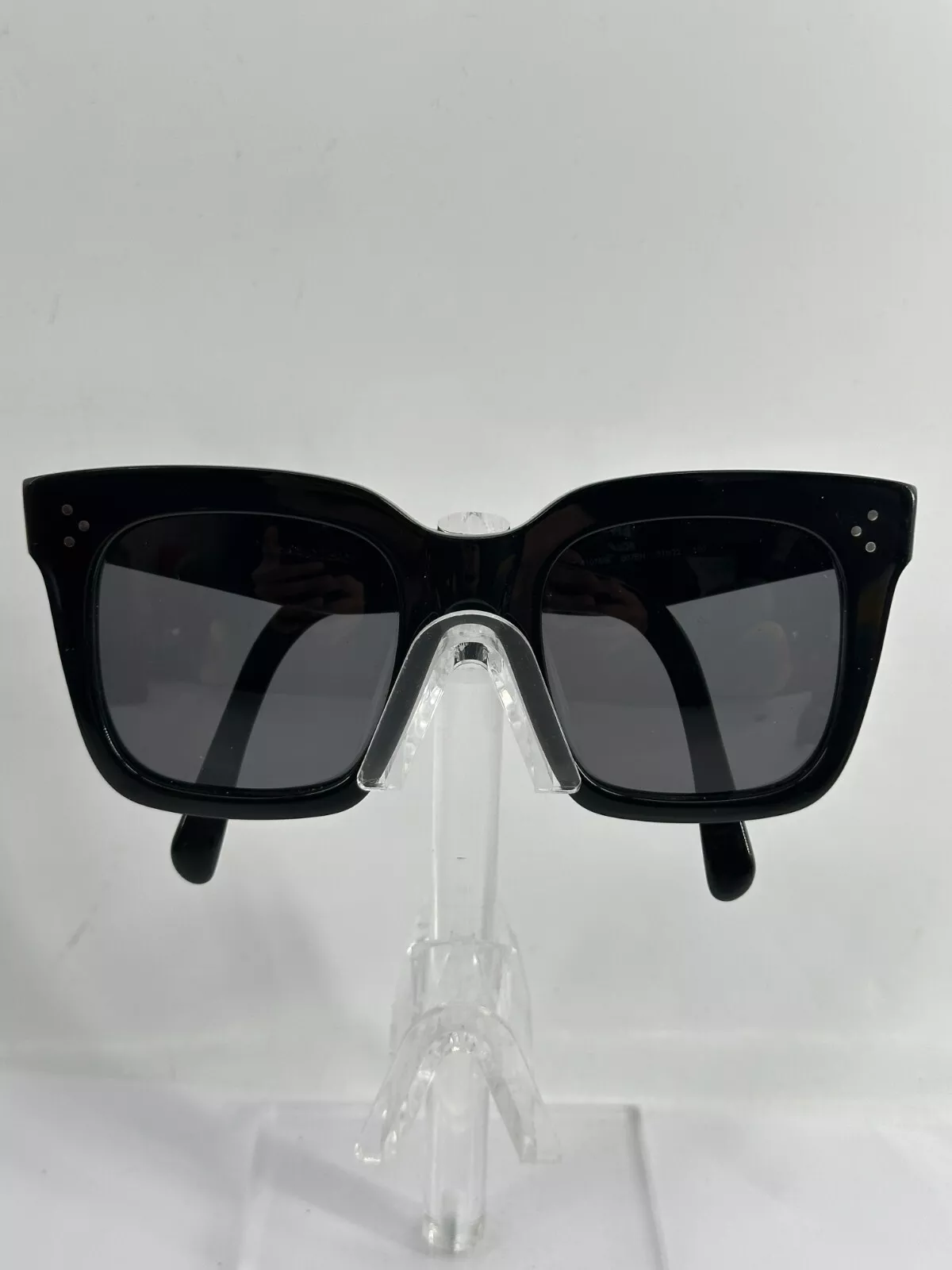 Celine Sunglasses Big Square Women’s Black CL41076/S Italy Made