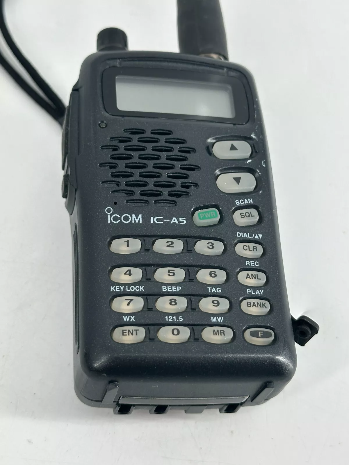 Icom IC-A5 Aviation portable radio transceiver ICA5 (Bad Battery)