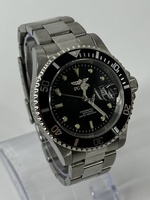 Invicta Men's Watch Pro Diver Quartz Black Dial Stainless Steel Bracelet 26970