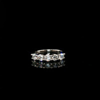 Platinum (950) Band with .90 CTTW Diamonds - Size 5