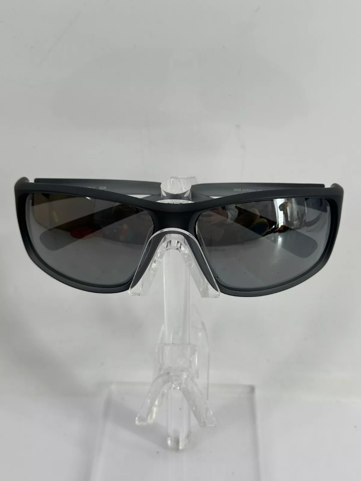 Nike Men Sunglasses EV1134-010 Adrenaline Matte Anthracite/Silver Mirrored Wrap