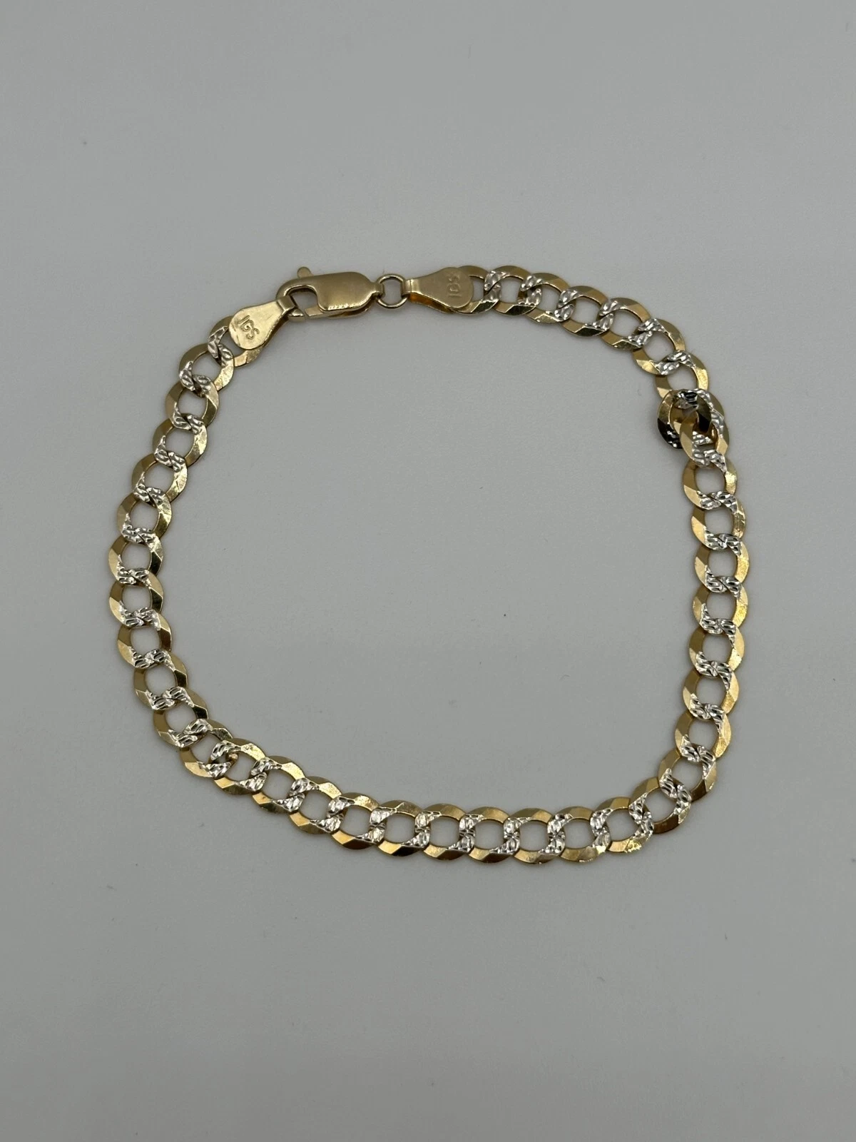 14KT Yellow Gold Curb Link 8in 7g
