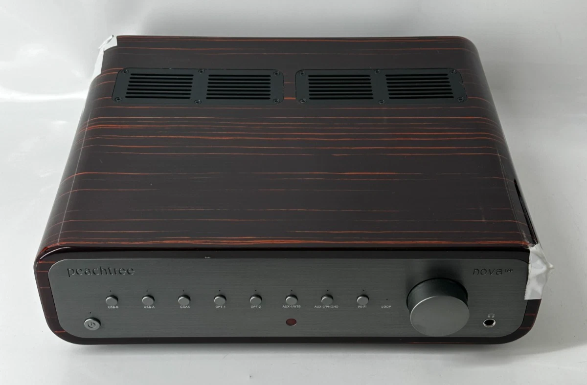 Peachtree Audio Nova150 Stereo Integrated Amplifier; Gloss Ebony Mocha