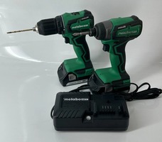 METABO Drill DS18DDX Impact WH18DDX Kit Charger and Batteries