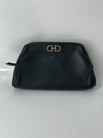 Salvatore Ferragamo Shoulder Bag Crossbody Bag Black Leather