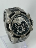 Invicta Men's Watch 29569 Bolt Quartz Chronograph Black Stainless Steel Size 6.5