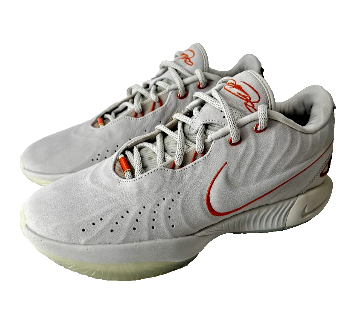 Nike LeBron XXI 'Akoya' Light Bone Orange FV2345-001 Men's Size 11