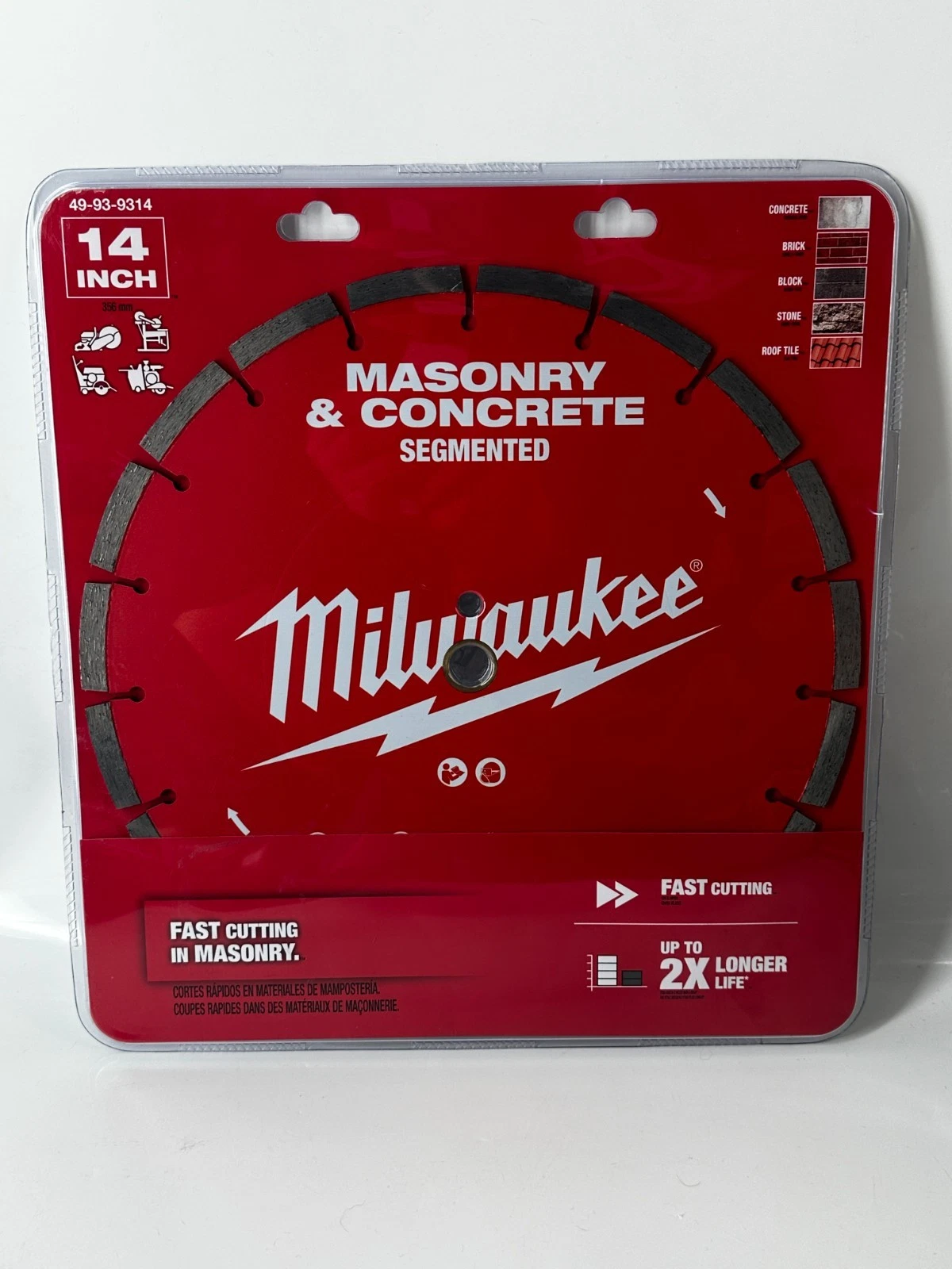 Milwaukee 49-93-9314 Segmented Masonry / Concrete Blades