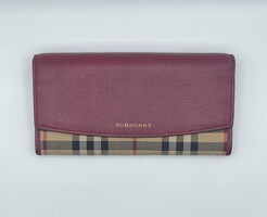Burberry Horsefairy Checkporter Wallet
