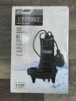 Everbilt 1/2 HP Effluent Pump w/ Tethered Switch HDEFR50WLD