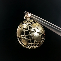  10KT Yellow Gold "Globe" Pendant