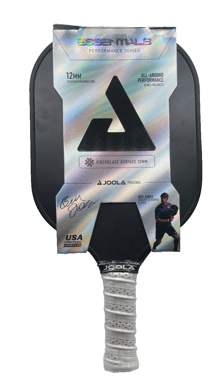 JOOLA Essentials Series FS 12MM Pickleball Paddle-Ben Johns Black - Brand NEW