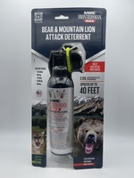 NEW SABRE Frontiersman MAX 7.9 oz. Bear and Mountain Lion Spray w/ Belt Holster 