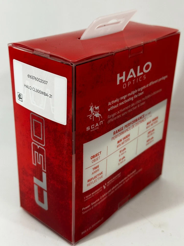 Halo Optics CL300WBA-21 Laser Rangefinder CL300