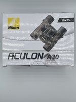 Nikon Aculon A30 10x25 Binoculars  TrueTimber Kanati Camo Compact