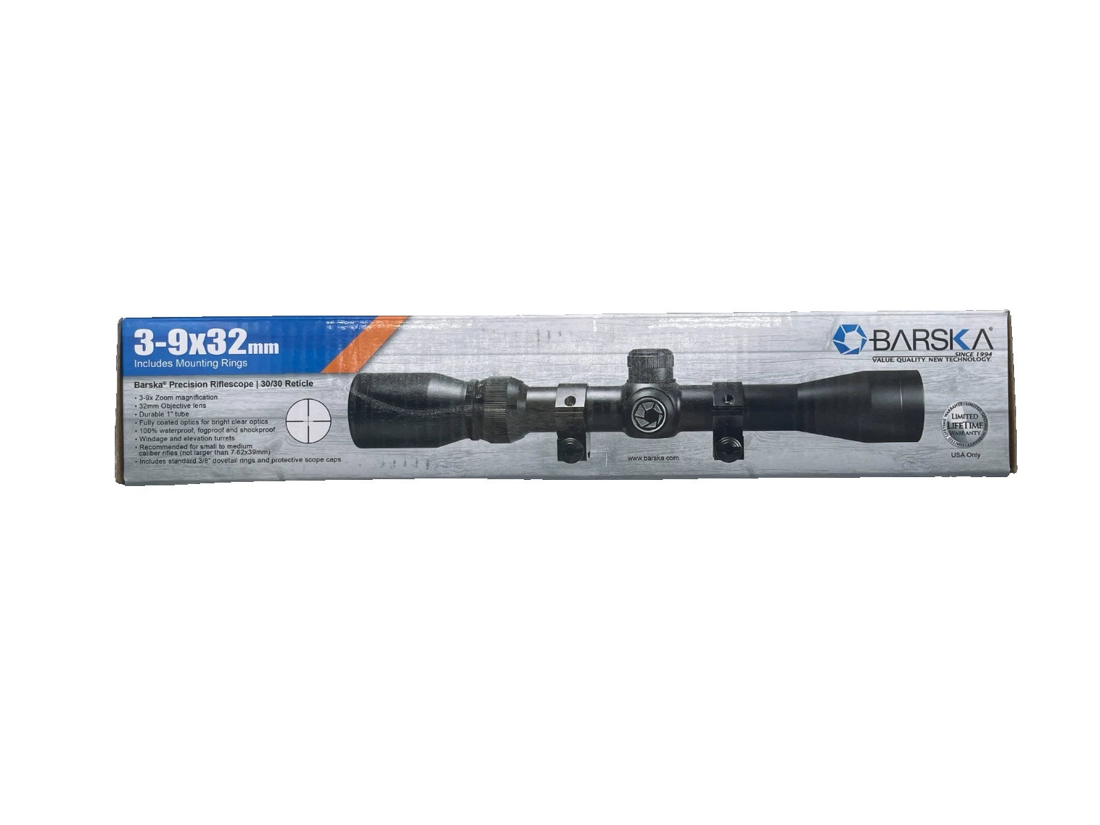 Barska Precision Riflescope 3-9x32mm New Sealed