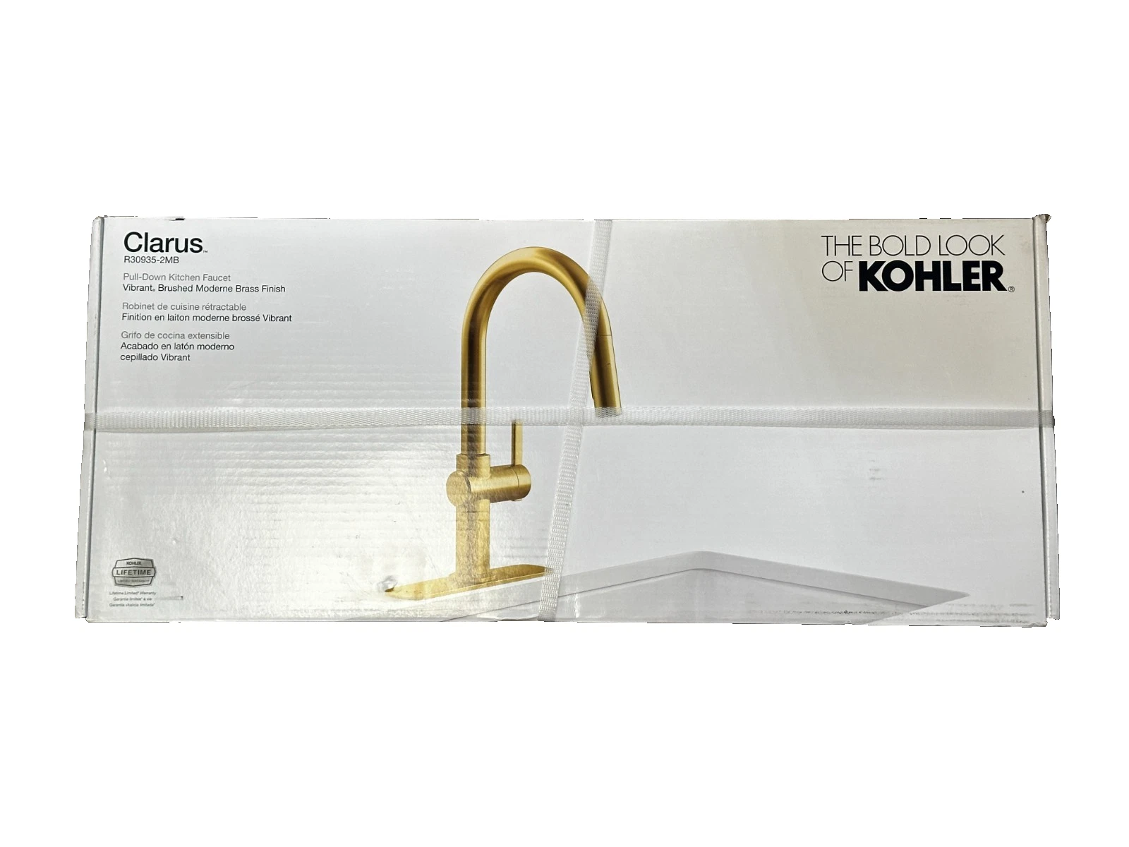  NEW Kohler Clarus R30935-2MB Pull-Down Kitchen Faucet-Brass Finish