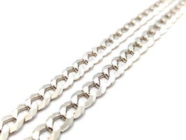 925 Silver Curb Men's Chain