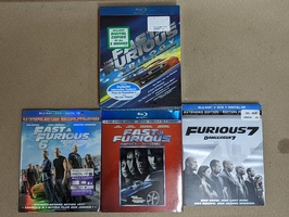 Fast and Furious 1, 2, 3, 4, 6, 7 Combo Set - Blu-ray