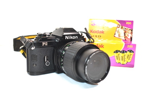 Nikon FG 35mm Film Camera With Kodak Gold 200 Film