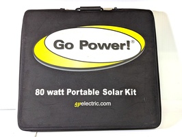 Broken AS-IS - Go Power! Electric 80 Watt Portable Solar Kit