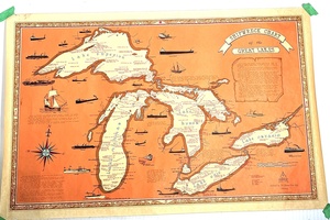 Shipwreck: Chart of the Great Lakes Map