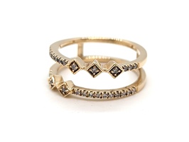 10K Yellow Gold Double Ring