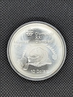 Montreal 1976 Olympics 10 Dollar Silver Coin