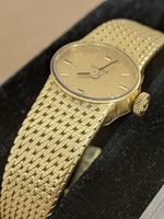 Vintage Ladies Omega 18K Gold Watch