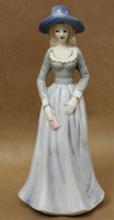 Lady in Blue Dress Statuette 