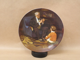 Norman Rockwell Plate - The Tycoon