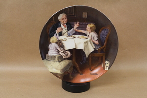 Norman Rockwell Plate: The Gourmet