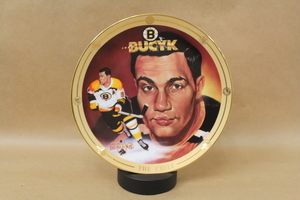 Hockey Collector Plate--The Chief: John Bucyk